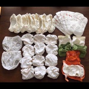 G-Diaper brand cloth diaper starter set